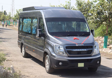 Rent a 12-Seater Urbania Traveller